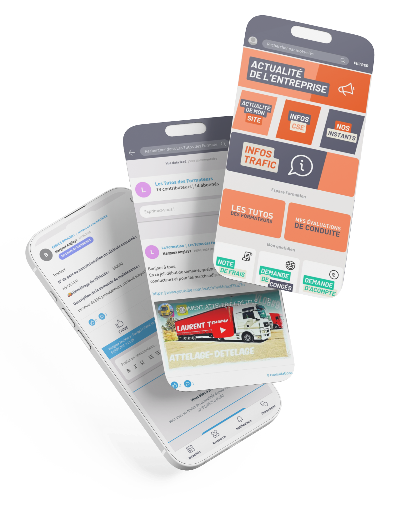Aperçu de l'application